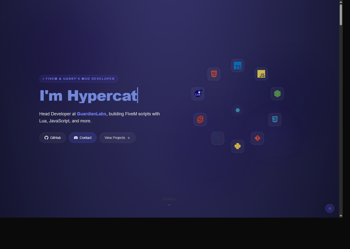 Galaxy portfolio preview